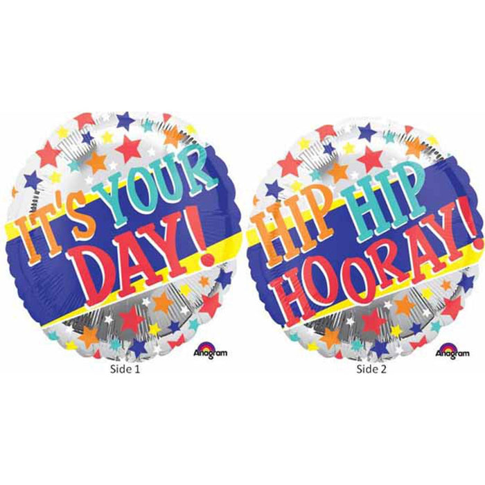 It'S Your Day Stars Balloon Package: 18" Round