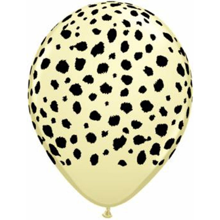 Ivory Silk Cheetah Spots 11" (50/Bg)