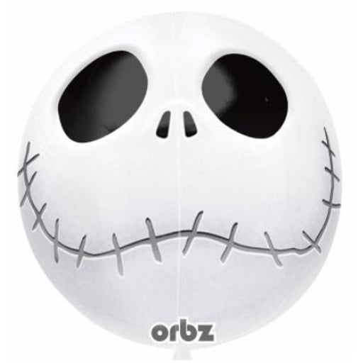 Jack Skellington Halloween Orbz Foil  Balloon - 16"
