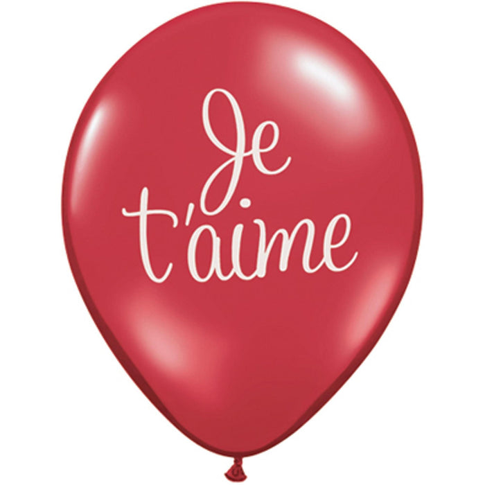 Je T'Aime Script 11" Cards - Pack Of 50