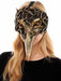 Green Woodland Long Beak Costume Mask