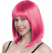 Pink Long Bob Costume Wig