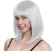 White Long Bob Costume Wig