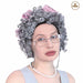 Grandma Costume Wig with Curlers