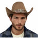 Light Brown Longhorn Cowboy Hat