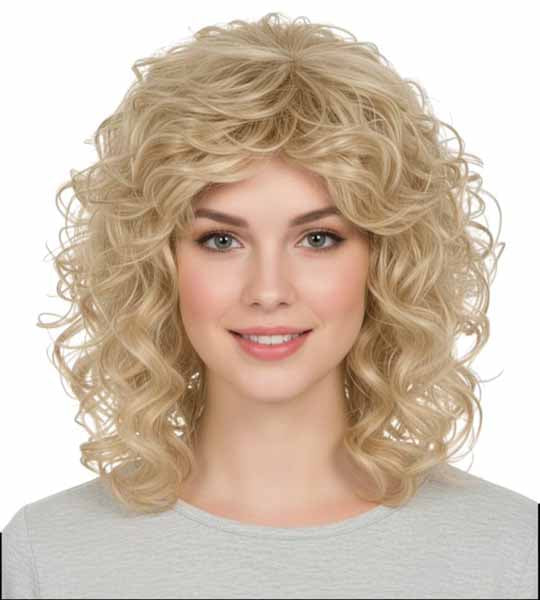 Blonde Waves Costume Wig