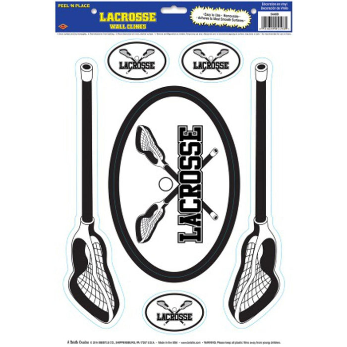 Lacrosse Helmet Stickers - Peel 'N Place