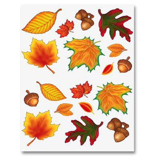  Fall Leaf Stickers (12/Pk)