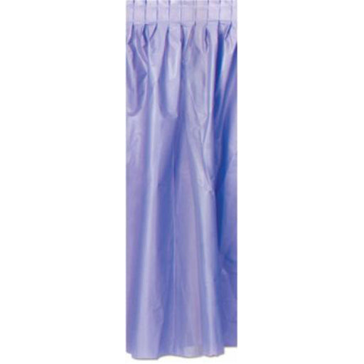 Lavender Plastic Table Skirt - 29"X14'
