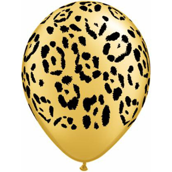 Leopard Spots 11" Gold Paper Cups - Pack Of 50