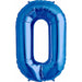 "Letter O Blue Balloon - 34" Packaged"