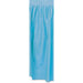 "Light Blue Plastic Table Skirt - 29"X14'"