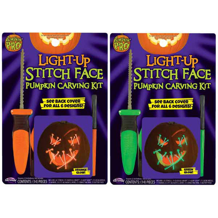 Lu Stitch Face Carving Kit - 2 Carving Styles.