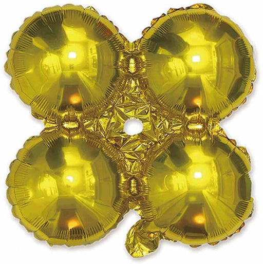 12-Inch Gold Quad Arch Foil Balloon