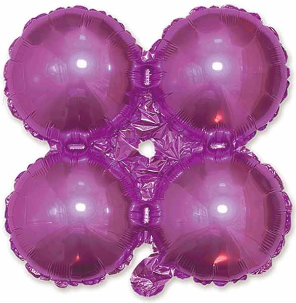 25-Inch Pink Quad Arch Foil Balloon