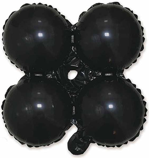 12 Inch Black Quad Arch Foil Balloon