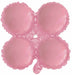 25-Inch Pastel Pink Quad Arch Foil Balloon
