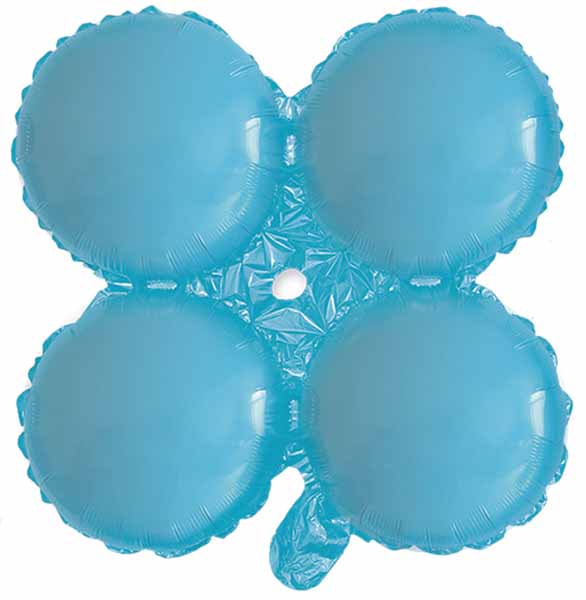 12-Inch Pastel Blue Quad Arch Foil Balloon