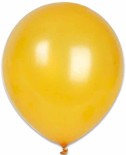 Trico Gold 12-Inch Latex Balloons, 100 Pack
