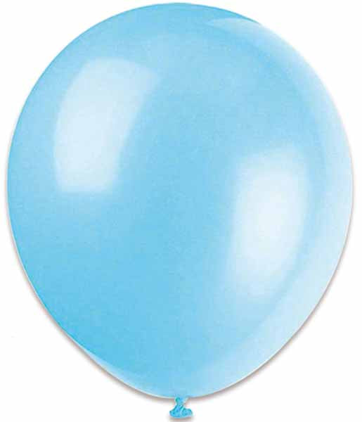 Trico Light Blue 12" Latex Balloons, 50 Pack