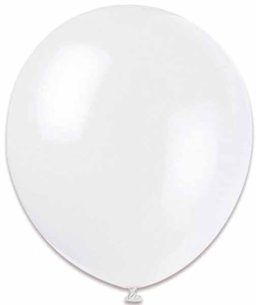 Trico White 5-Inch Latex Balloons, 100 Count