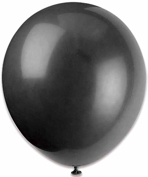 12" LATEX 100/PK BLACK TRICO