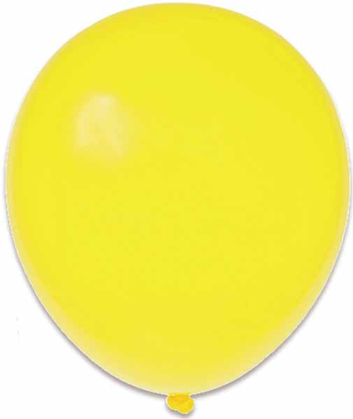 Trico Yellow 12 Inch Latex Balloons, 50 Pack