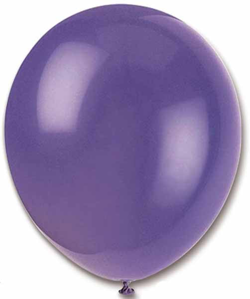 Trico Purple 12-Inch Latex Balloons, 50 Pack