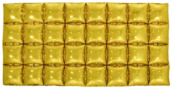 Gold Foil Balloon Backdrop, 44 x 22 Inches