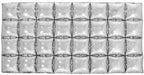 Silver Foil Balloon Backdrop, 44 x 22 Inches