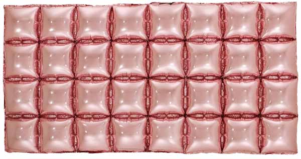 Rose Gold Foil Balloon Backdrop, 44 x 22 Inches