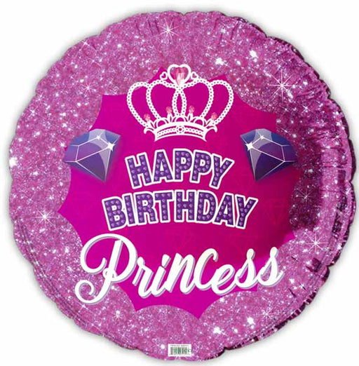 Happy Birthday Princess 18" Foil Balloon