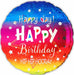 Happy Birthday Hip Hooray 18-Inch Foil Balloon