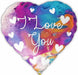 I Love You Heart Foil Balloon, 18 Inch
