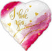 I Love You Heart Foil Balloon, 18 Inch