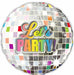Let's Party Disco 18" Foil Balloon