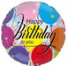 Happy Bday to You 18-Inch Clearview Foil Balloon