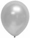 Trico 12-Inch Pearl Silver Latex Balloons, 100 Pack