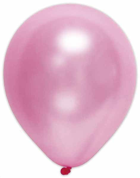 Pearl Pink 12-Inch Latex Balloons, 10 Pack