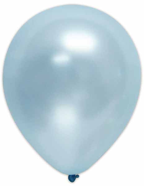 Trico 12-Inch Pearl Blue Latex Balloons, 10 Pack