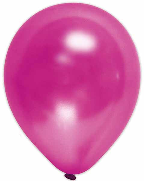 Trico Pearl Fuchsia 12-Inch Latex Balloons, 10 Pack