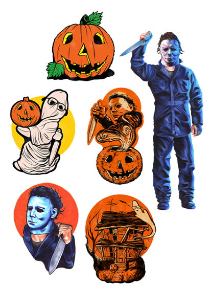 Halloween (1978) Series 1 Wall Decor Set, 6 Pieces