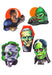 Universal Monsters Series 1 Paper Wall Decorations, 5 Count