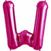 Magenta Letter W - 34" Packaged