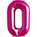 Magenta Letter O - 34 Inch Packaged