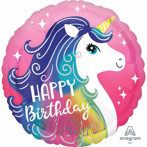 "Magical Pink Unicorn Birthday Balloon Set"