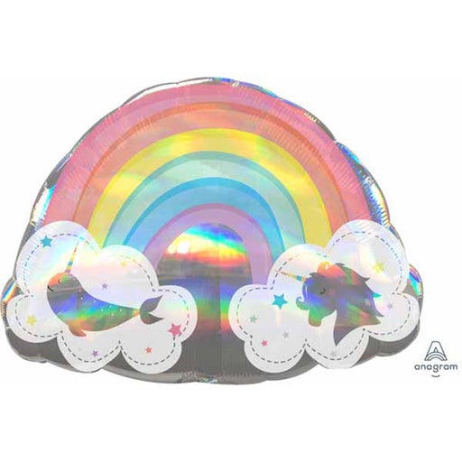 Magical Rainbow 28" Holo Shape Cutouts - P40 Package