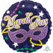 Mardi Gras Mask Package With 40 Round Masks (18" Height)