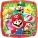 Mario Bros 18" Square Pillow With S60 Flat Design