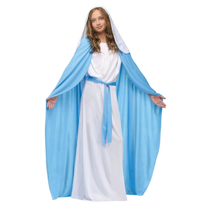 Mary Costume For Girls Medium 8-10 (Pack Of 6)